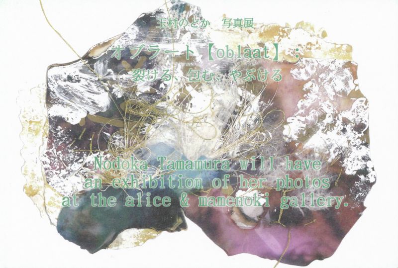 玉村のどか　写真展　オブラート【oblaat】　避ける、包む、破ける