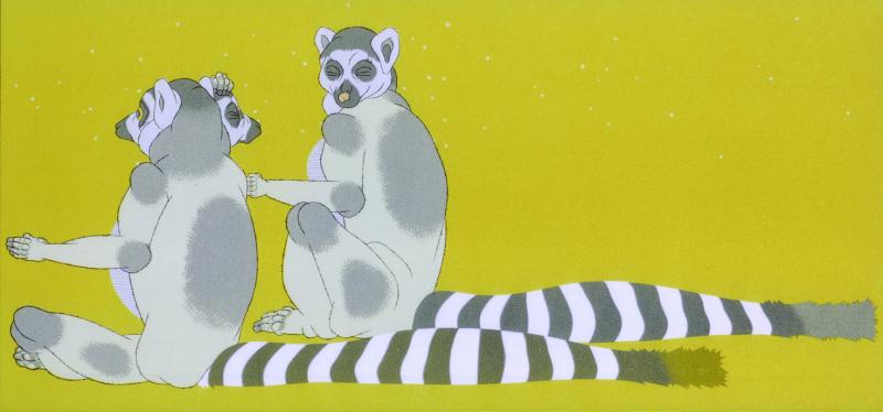 続・しましまのしっぽさん　玉城あかね版画展