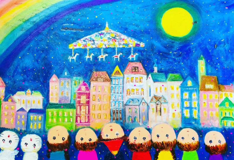 夢とロマンを求めて　清水新也油絵展