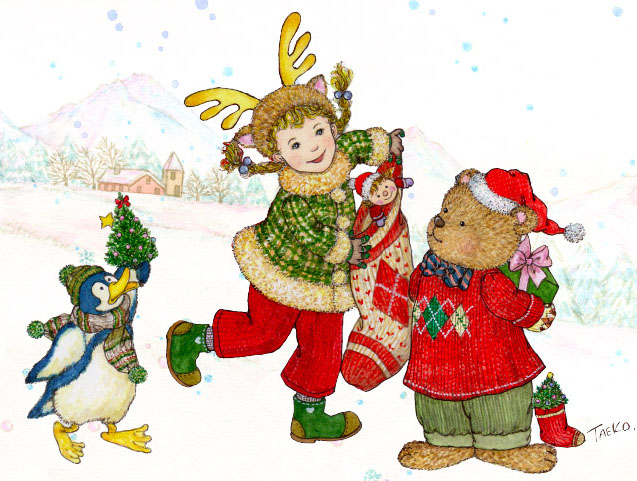 Xmas ★ Christmas　TAEKO いっぱいポストカード 展