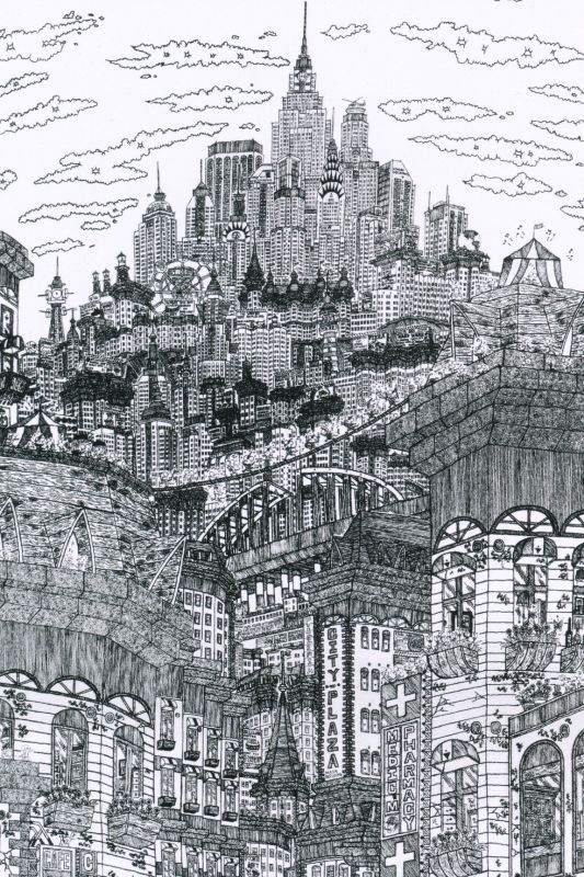 街しか描かない細密画アーティスト MIZUKI THE CITY個展2020