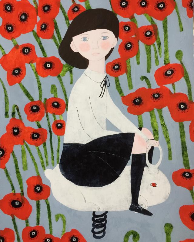 茂苅恵個展「オオカミさんは来ませんでした」