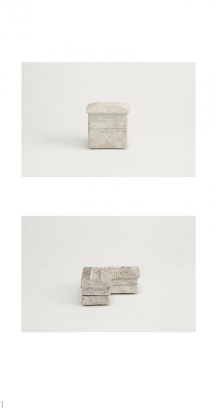 山極千真沙陶展　片辺