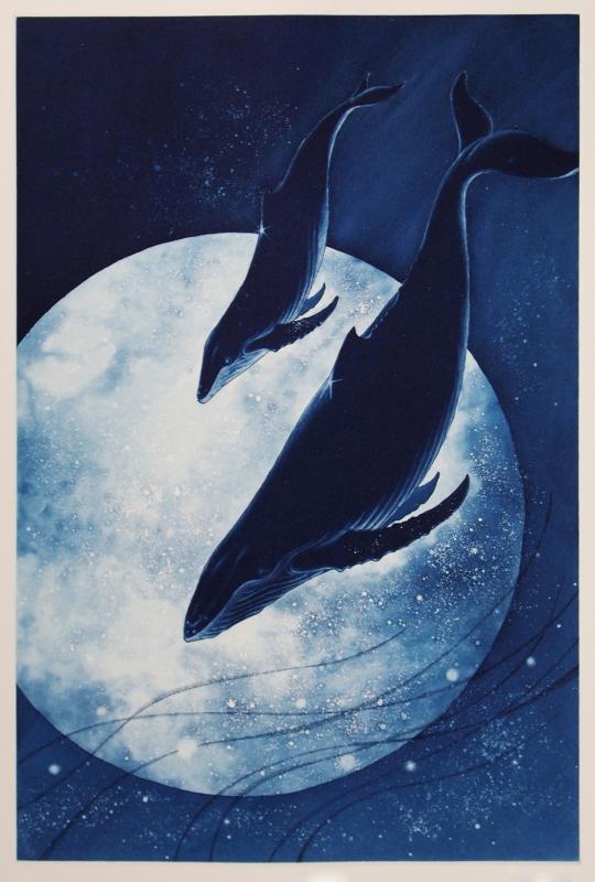 坪井富佐乃銅版画展　宙のあお・海のあお
