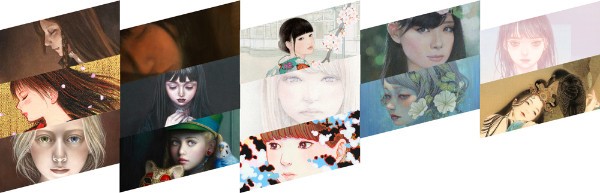 『美人画ボーダレス』出版記念展