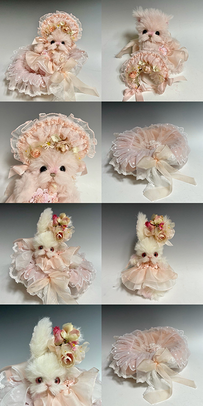 Meadow Tea 細川 祐子　1day レッスン 「 Memory Bebe 」「Snow White Bebe2」（全長20cm）