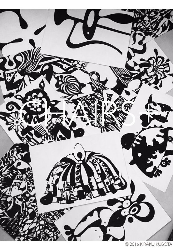 久保田毅楽「Chairs+」巨匠たちの椅子を描いた作品展