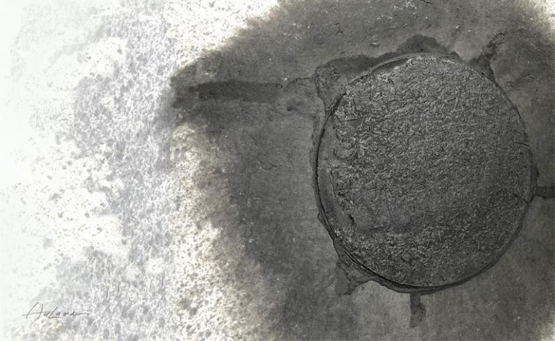 contemporary works with carbonized bamboo　elementals　by Hakama