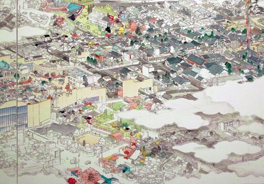 山口晃展 室町バイブレーション