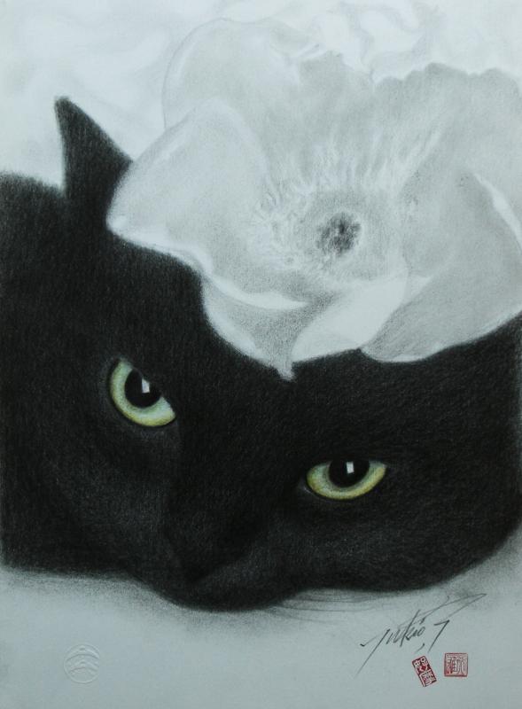 高橋行雄とルイ・シン絵画展
