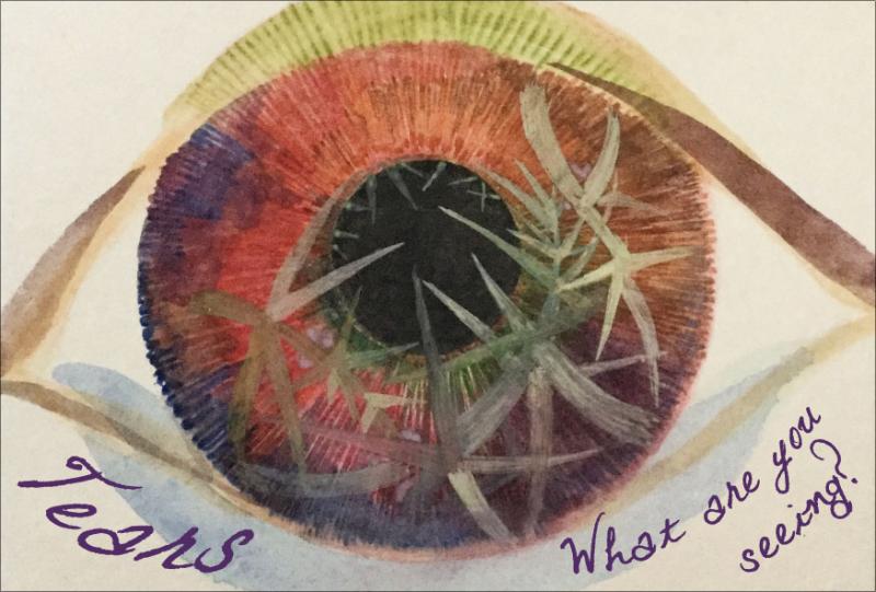 藤肥牧子展　Tears　　What are you seeing?