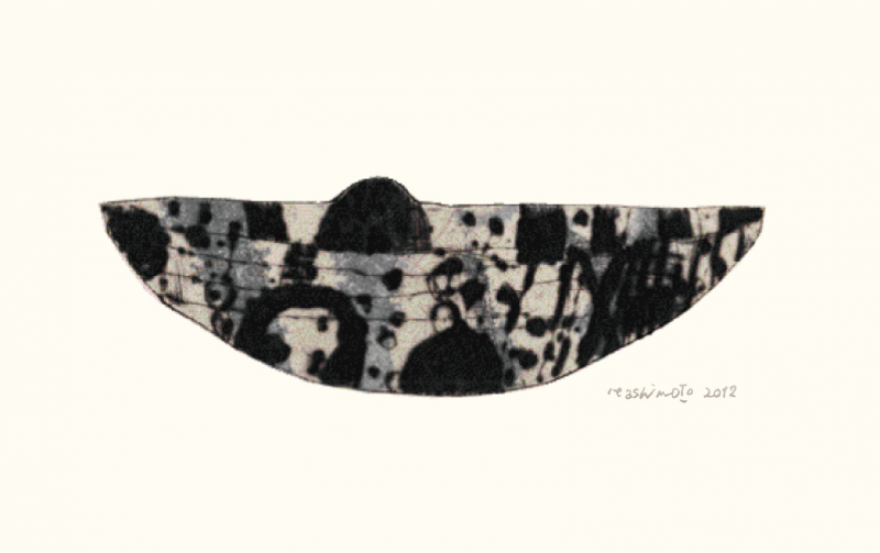橋本尚恣 版画展　-モノタイプ版画による-　「カゲヲオトス」