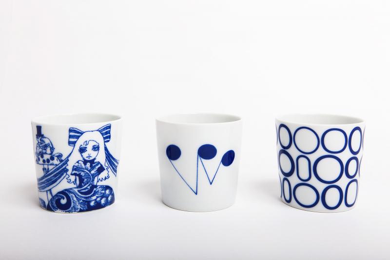 CREATION Project 2016 170人のクリエイターと有田の窯元がつくる 熊本天草陶石の磁器展 「藍色カップ」