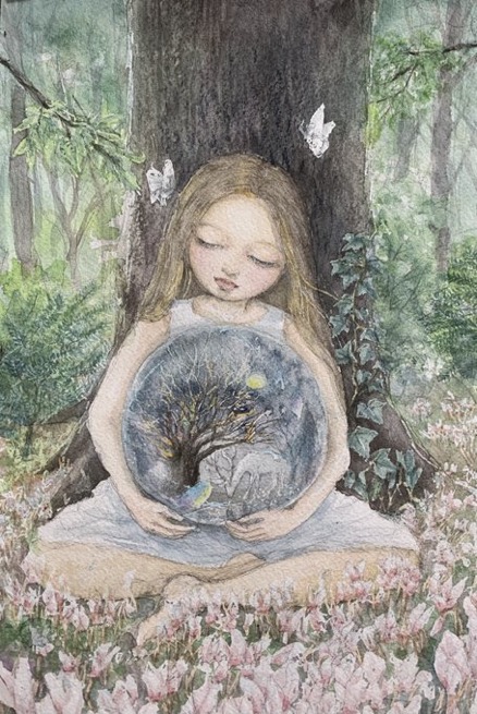 yukane個展「繭の森３　掌の月」