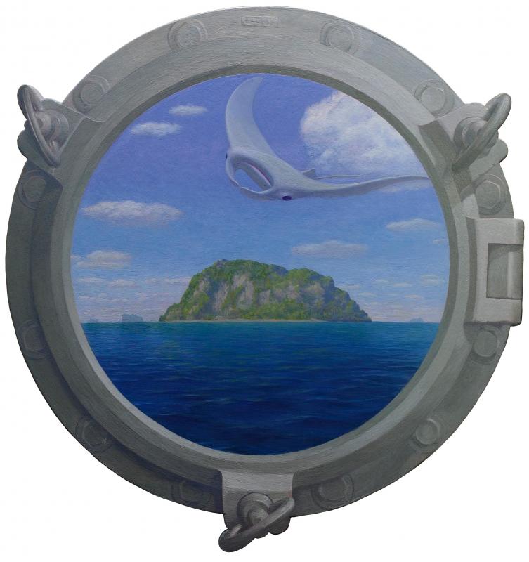 萩原始 油彩画展