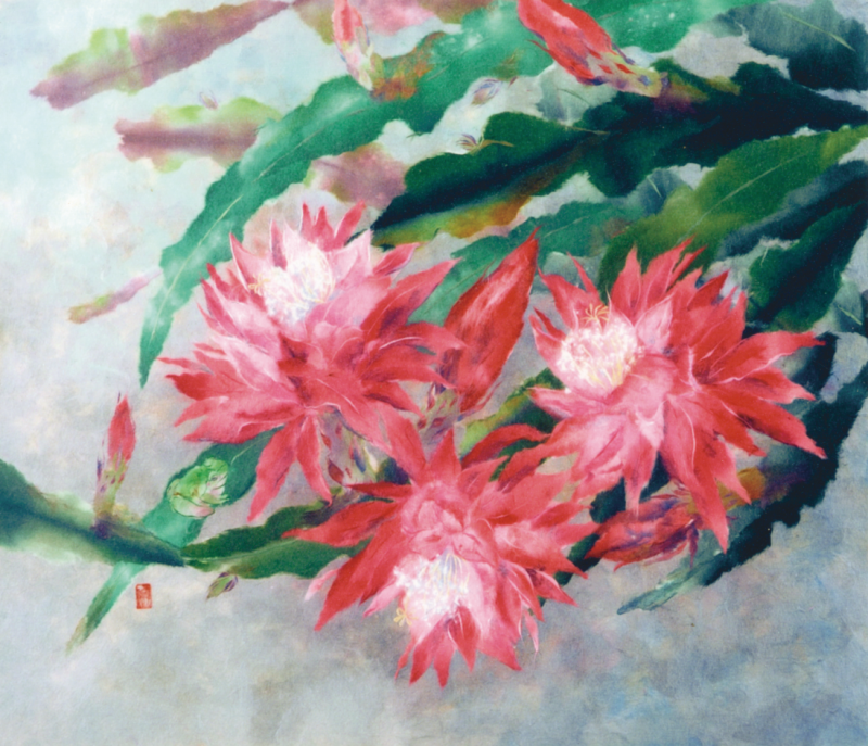 阿部幸子 紙彩画展