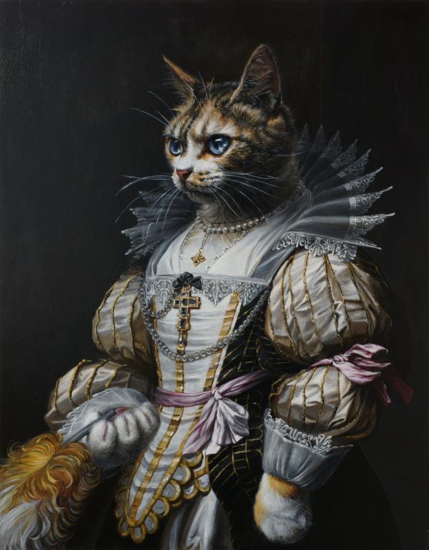岡田　昌也　猫貴族展II