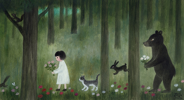 とりごえまり 個展　「 つづきの森 」