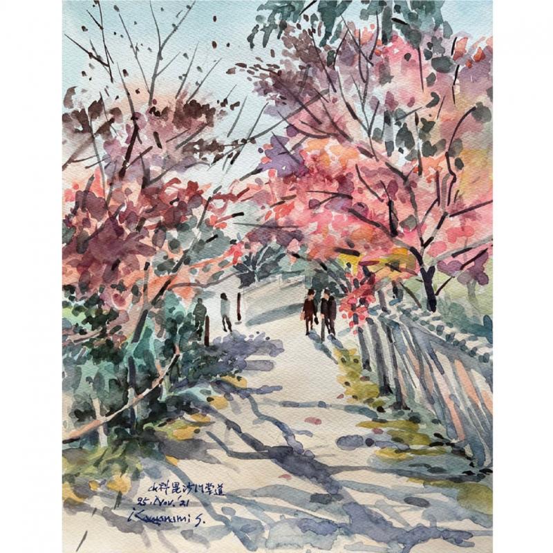 川浪進 水彩画展