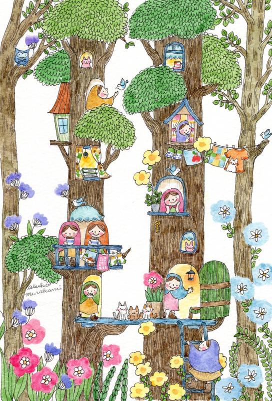 村上暁子個展 vol.14 「こころに花を咲かせる」