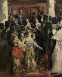 エドゥアール・マネ《オペラ座の仮装舞踏会》1873 年、石橋財団アー ティゾン美術館蔵
