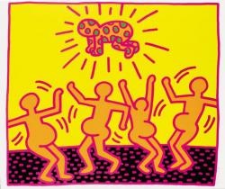 《無題》1983年 中村キース・ヘリング美術館蔵 Keith Haring Artwork ©Keith Haring Foundation