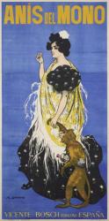 ラモン・カザス《 「アニス・デル・モノ」のポスター》 1898 年、カラー・リトグラフ、国立西洋美術館