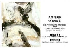 入江清美展「実態を知る」