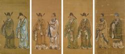 重要文化財　賢聖障子絵　狩野孝信  二十面のうち　慶長 19 年（1614） 仁和寺 【通期展示・面替えあり】 