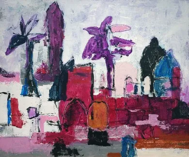 現代美術、木村二朗「声明」１０号油彩、新象展出品作 kimurayasumi :: 自由美術協会