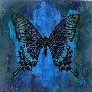 安藤真司展 ドローイング、ガラス絵、版画- (アート・Hideharu