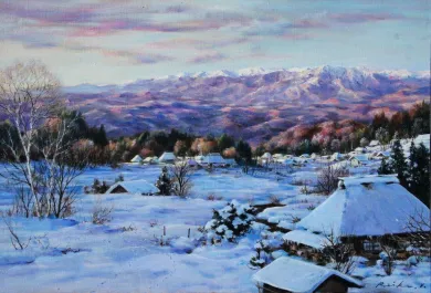 倉島玲子油彩画展 - (アート・北アルプス展望美術館安曇野ギャラリー