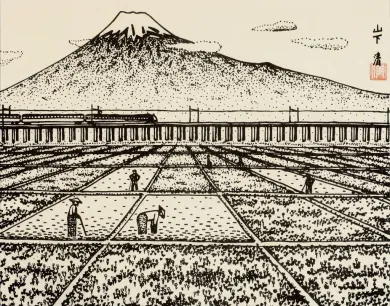 【新品・未使用】山下清  「長崎風景」 山下清『長崎風景』｜絵画 販売 買取 - 東京・自由が丘にある画廊