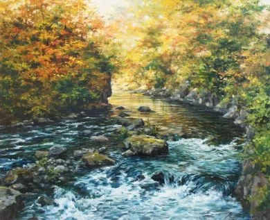 倉島玲子油彩画展 - (アート・北アルプス展望美術館安曇野ギャラリー
