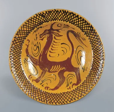 バーナード・リーチのうつわに跳ねる動物たち- (クラフト・アサヒ