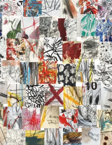 黒田克正『おんな』1979年7月作 ギャラリー取扱作 油彩 抽象画 原画 S25 黒田克正展「今、ここにあるということ」（ギャルリー東京