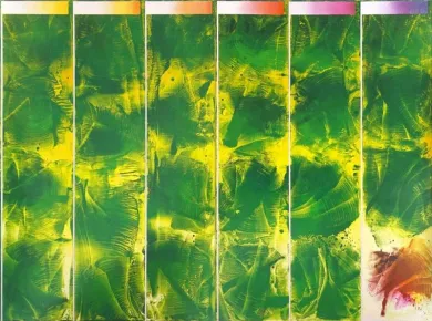 現代美術　加納光於『Illumination-1986 No.14』0118H 現代美術 加納光於『Illumination-1986 No.14』0118H